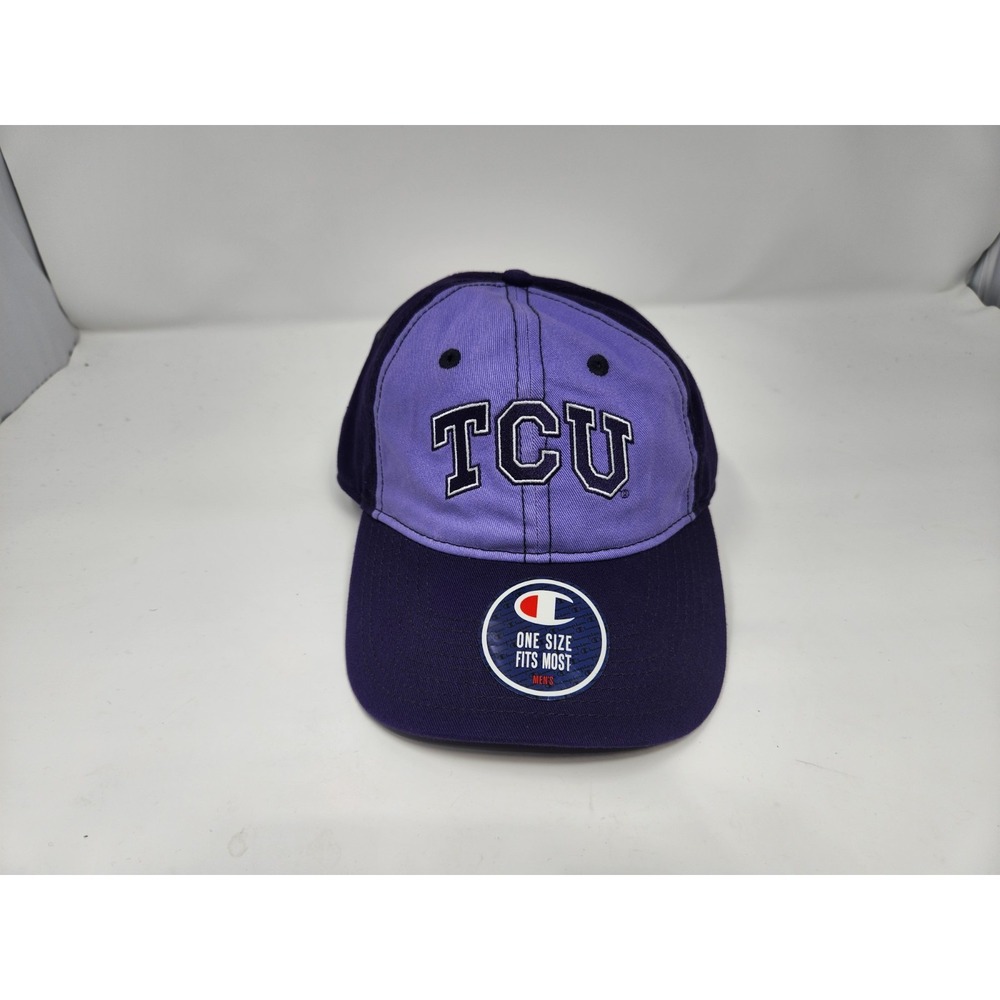 Champion TCU Hat Mens Strapback Purple Texas‎ Christian University